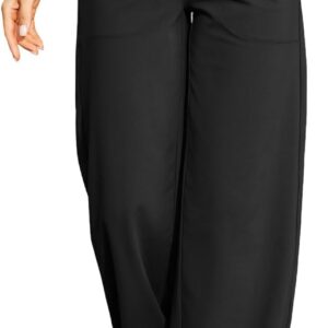 Wide Leg Pants for Women Loose Yoga Pants with Pockets Petite/Regular/Tall Stretch Casual Lounge Pants