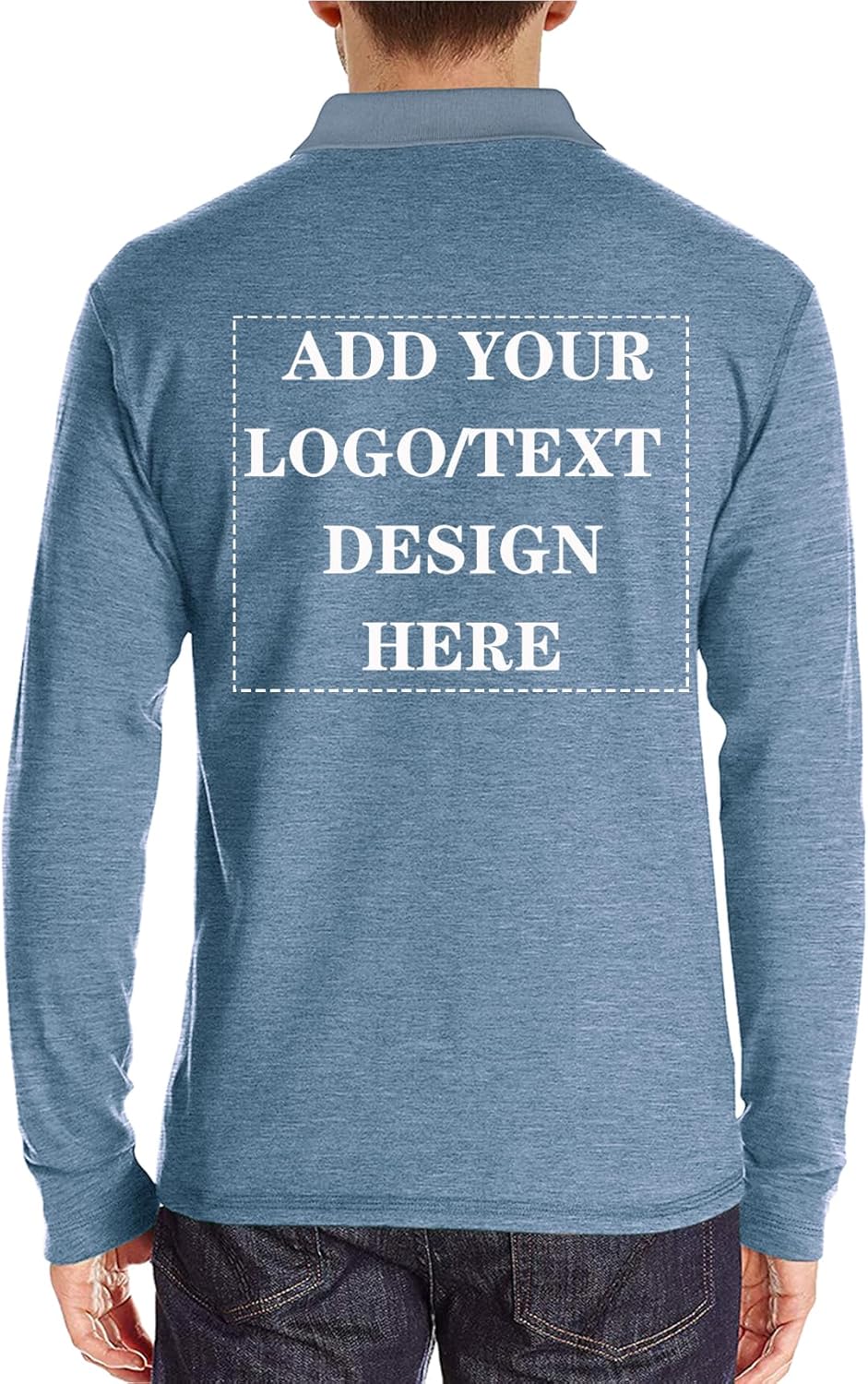 Custom Shirts for Men Casual Short/Long Sleeve Personalized Tee Shirts Customized Golf T Shirt with Pockets - Image 2
